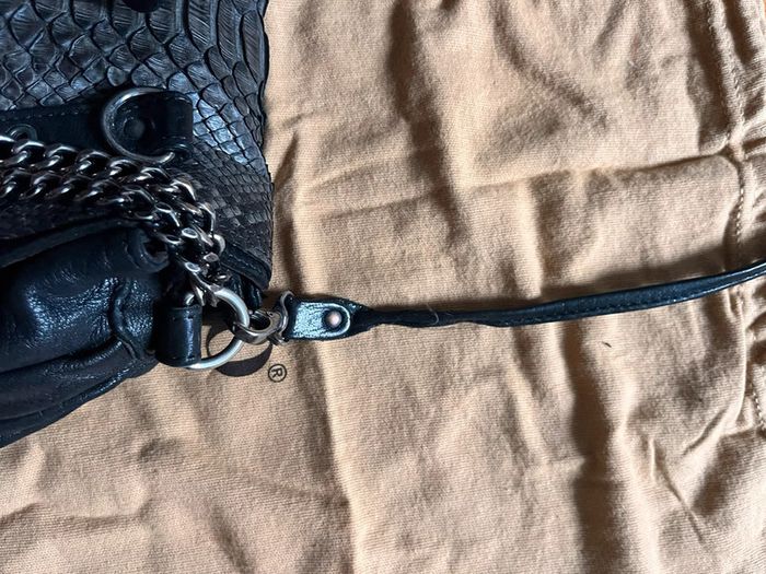 Sac Abaco cuir et python - photo numéro 9
