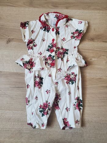 🌴 Magnifique ensemble vintage unique taille 3 mois