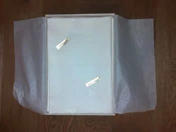 Neuf 1 Nappe et 12 serviettes damassé metis crème