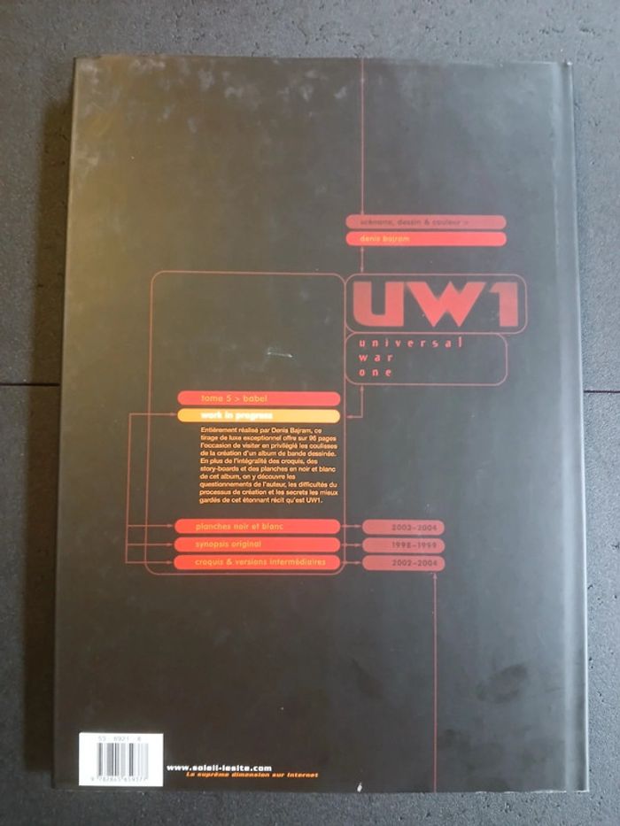 Bd universal war one 5,EO, tirage limité de luxe - photo numéro 3