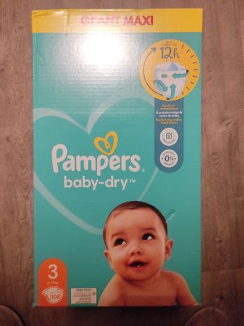 Pampers baby dry taille 3