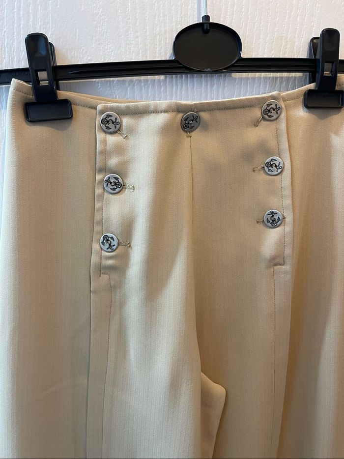 Pantalon large beige Tequila Solo T.36 - photo numéro 2