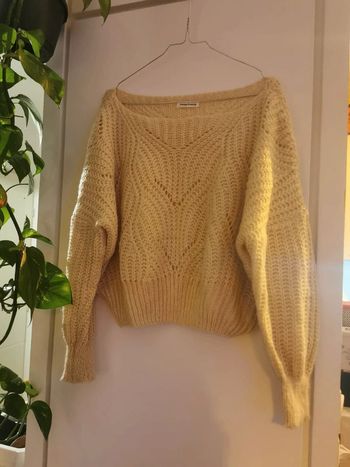 Pull crème/beige