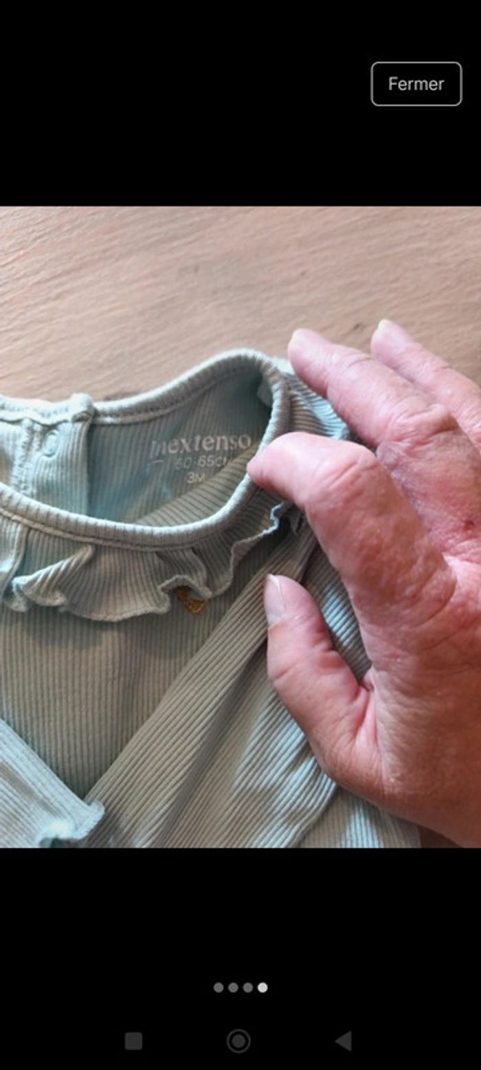 Tee-shirt manches longues in extenso 3 mois - photo numéro 4