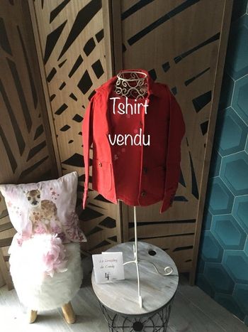 Veste en jean fille 4 ans ⚠️ tshirt pas à vendre