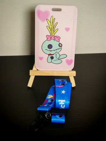 Porte Cartes Stitch.