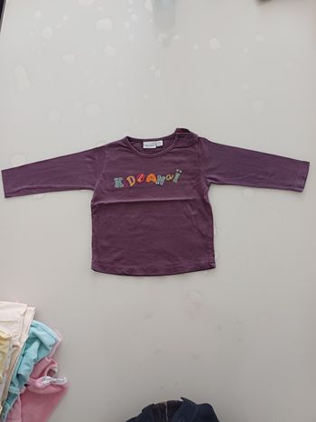 Tee short taille 24 mois