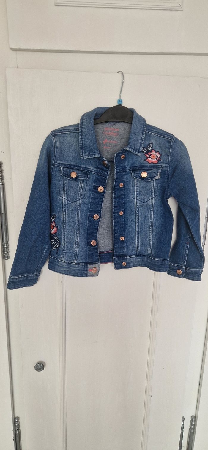 Veste en jeans fille 116cm