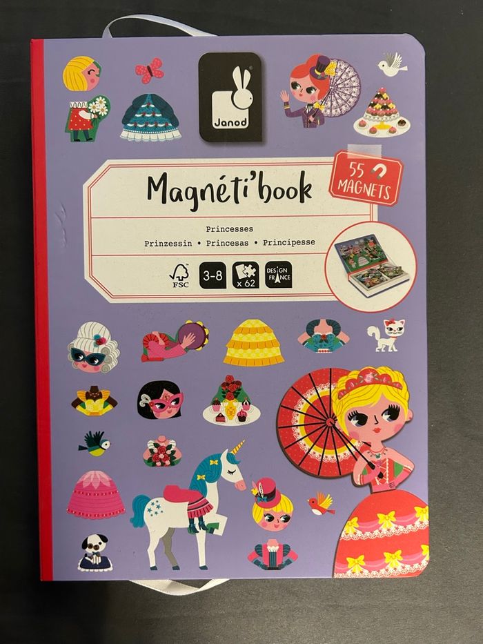 Jeu Janod Magneti’Book des princesses neuf - photo numéro 3