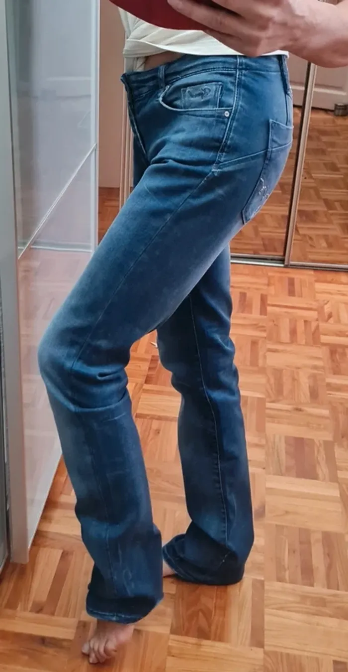 Jeans femme taille basse Kaporal TUS 28 TFR 38 - photo numéro 15