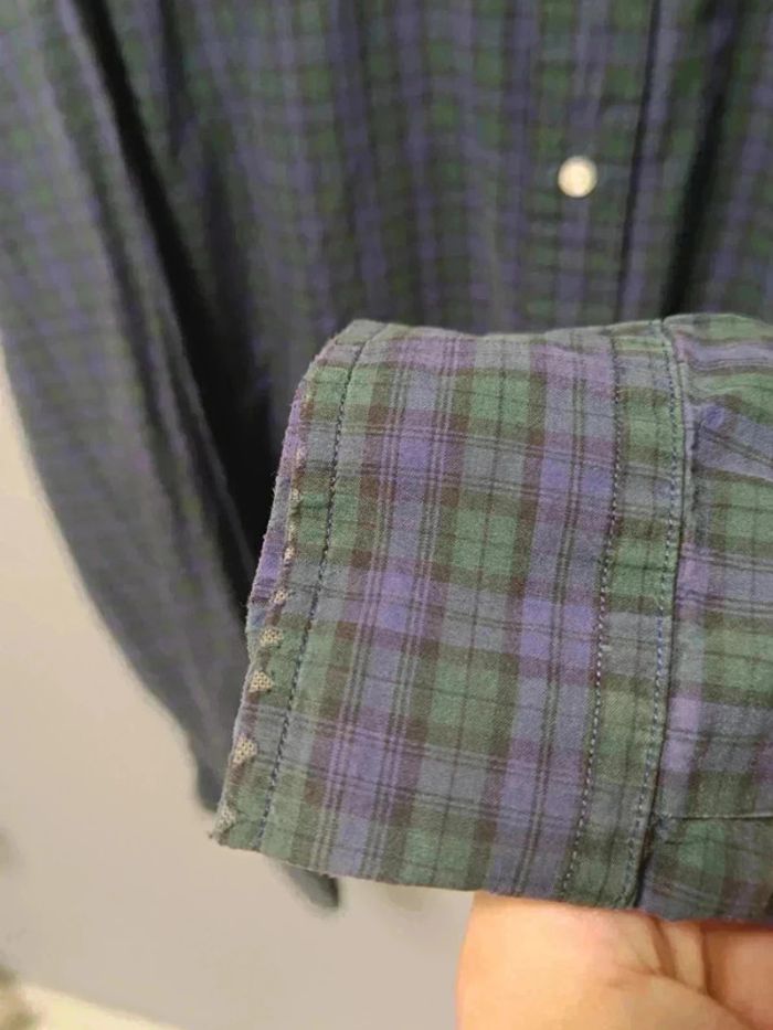 Chemise Ralph Lauren Vichy Vert & Violet - Vintage Y2K - photo numéro 6