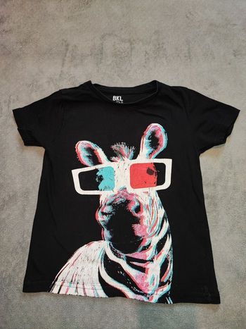 Tee-shirt zèbre 6 ans