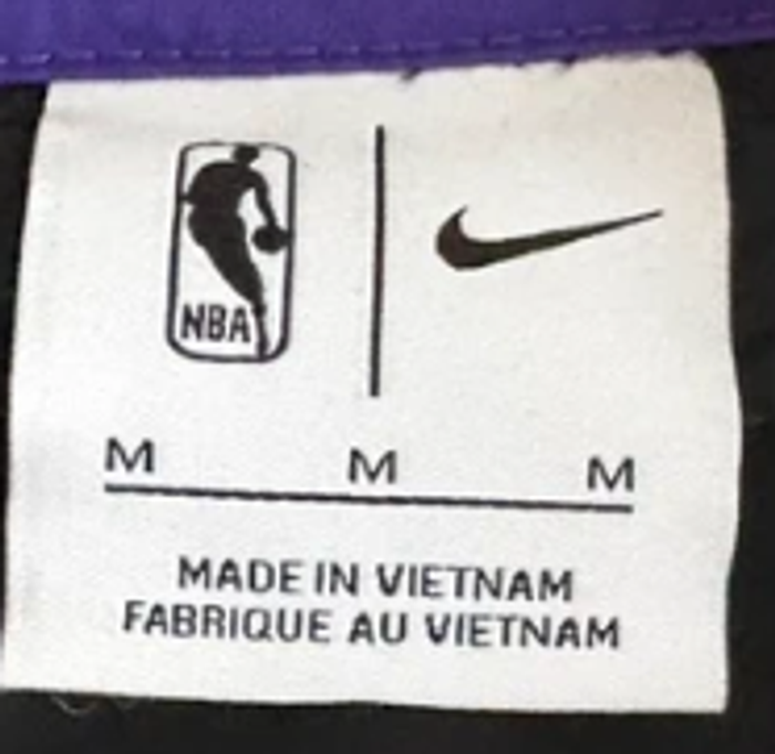 Coupe Vent Veste Collector - Nike x NBA Los Angeles Lakers - Taille M - Neuf - photo numéro 6