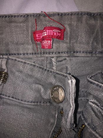 Jean#fille#taille 11/12 ans#gris