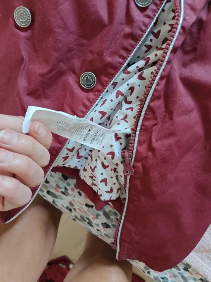 Manteau sans capuche 8 ans - photo numéro 4
