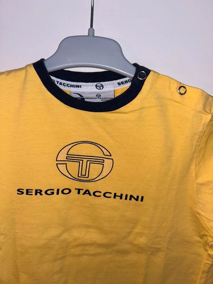 T-shirt à manches courtes jaune Sergio Tacchini - photo numéro 3