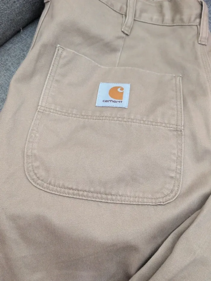 Pantalon Carhartt – Beige – Taille W30 (38 FR) - photo numéro 6