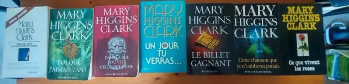 Lot 7 livres mary higgins clark - photo numéro 2