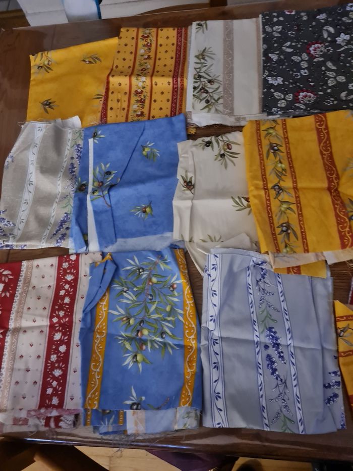 Lots tissu provençale