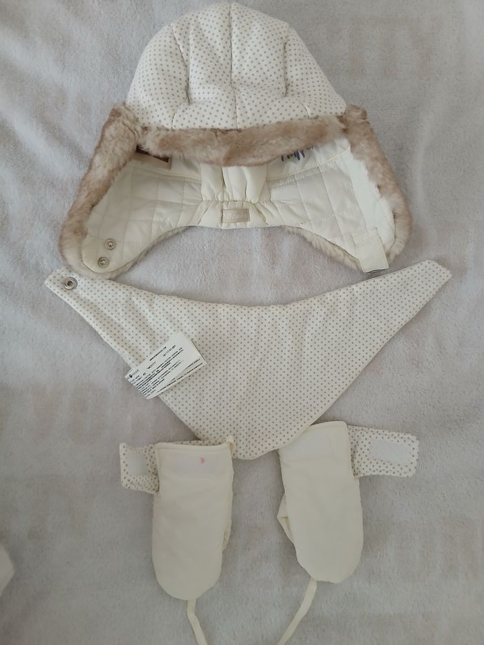 Ensemble impermeable chapka écharpe gants - photo numéro 2