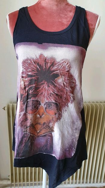 Top sans manches "rock"