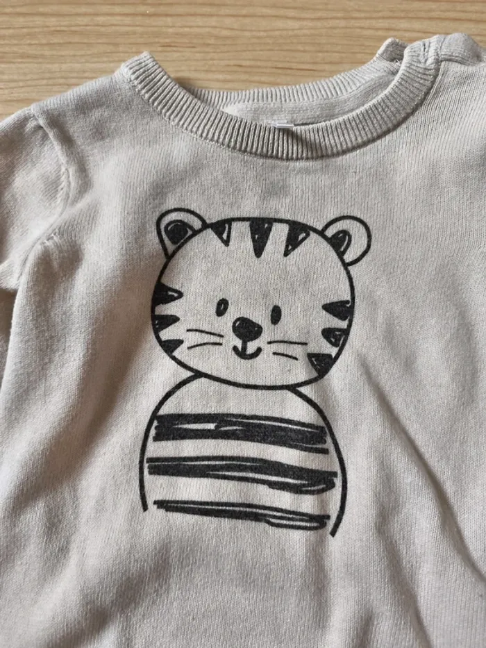 Pull léger chat - photo numéro 2