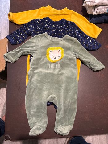 Lot de 3 pyjamas
