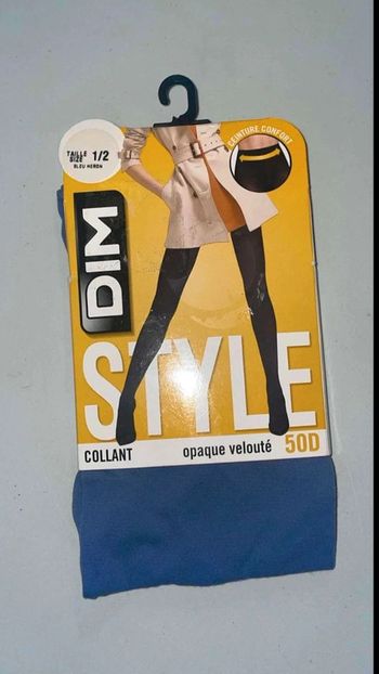 Collants bleu héron T1/2 S (36)