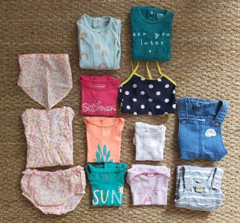 Lot vêtements fille 12-18 mois