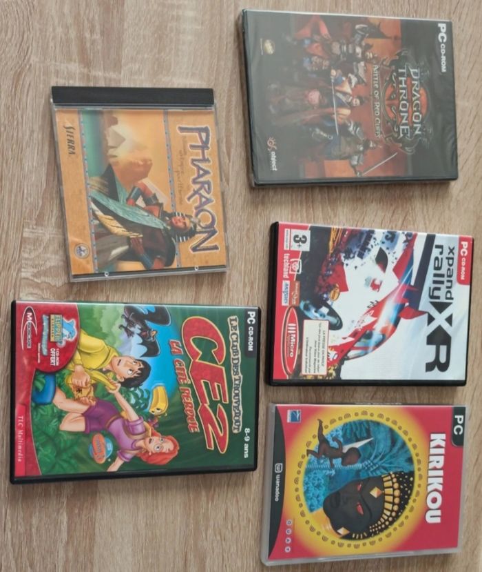 Lot jeux pc tout public