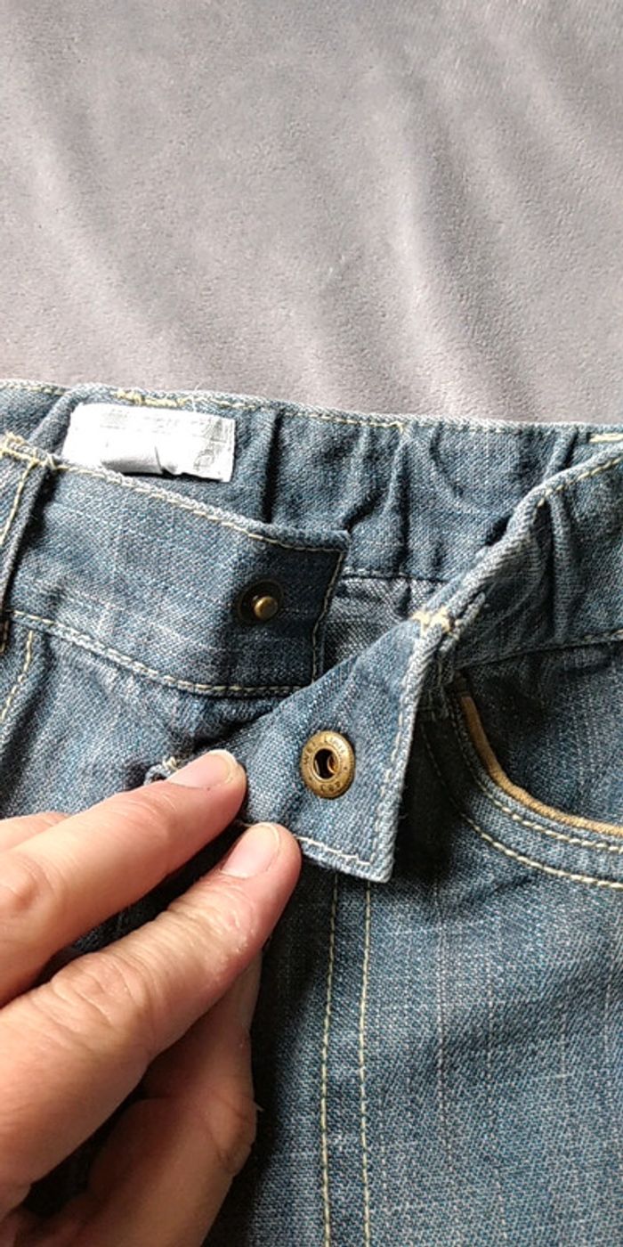 Pantalon jeans effet délavé Garçon 12 mois The Kimbaloo road story 100% coton - photo numéro 7