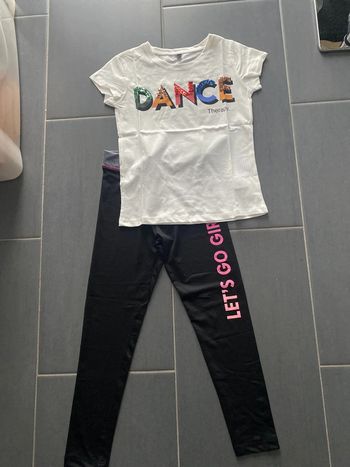 Ensemble legging et t-shirt 7-8 ans