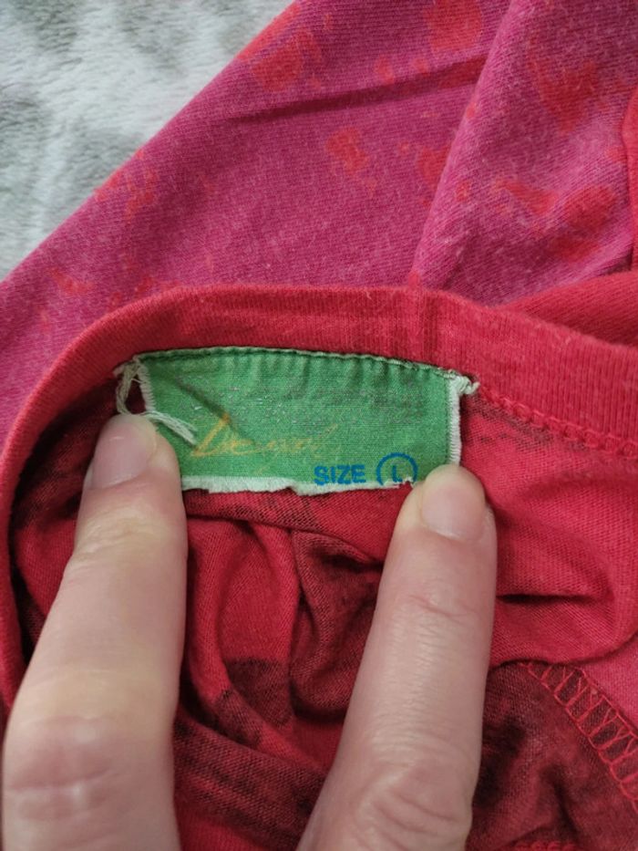 Haut top dos nu rouge Desigual taille 40 L - photo numéro 5