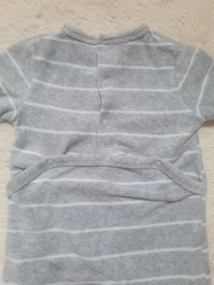 Pyjama velours Kiabi 3 mois - photo numéro 4