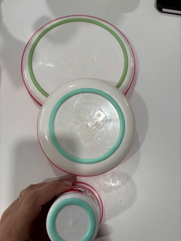 Lot assiette bol et gobelet - photo numéro 2