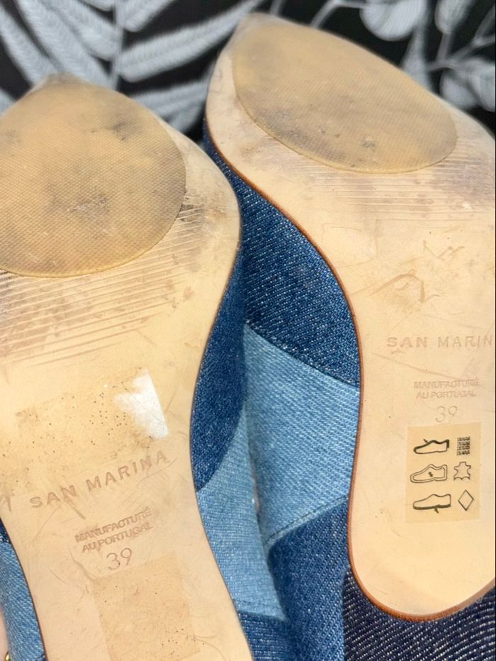 Escarpins en jean - photo numéro 3