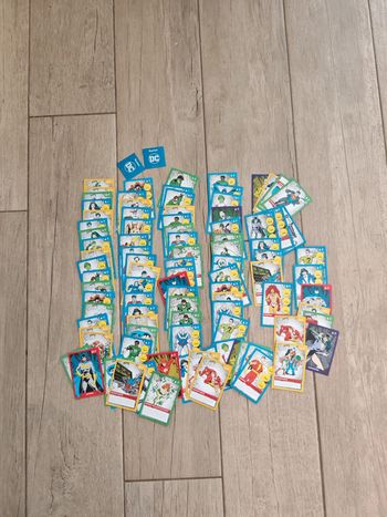 Cartes Marvel Auchan à collectionner