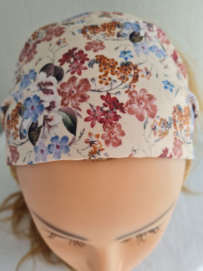 Bandeau fichu fleuri - photo numéro 2
