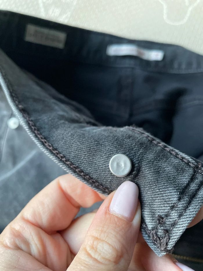 Jean levi’s mile high super skinny gris 27 - photo numéro 7