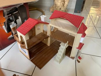 Grande maison Sylvanian éclairée
