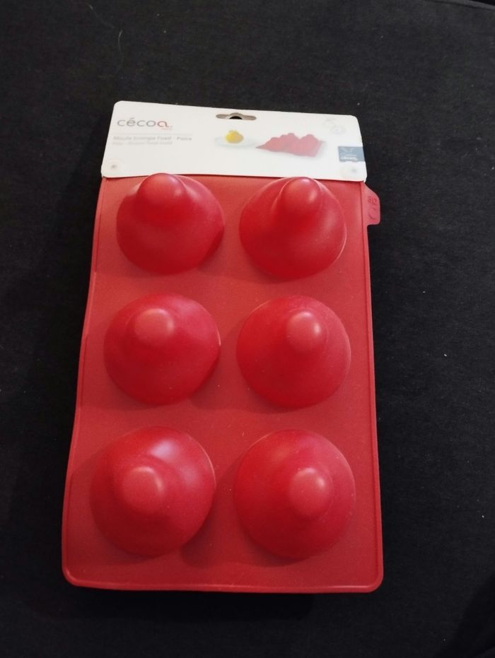 Moule trompe l'oeil forme poire - photo numéro 3