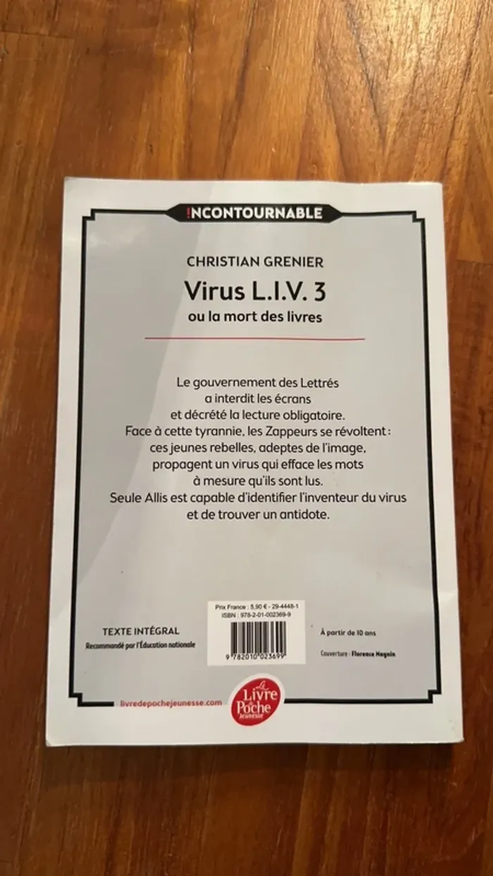 Livre virus L.I.V ou la mort des livres - photo numéro 2
