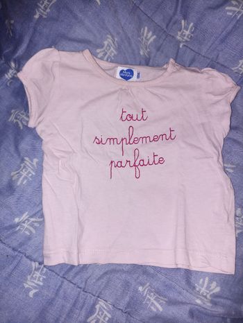 T-shirt fille 18 mois