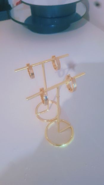 Boucle d'oreilles créole anneau,  acier inoxydable