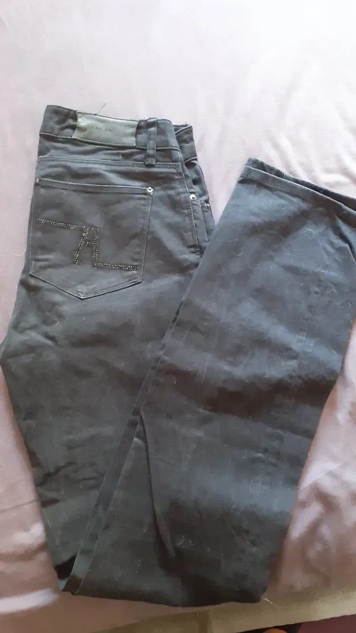 Jeans noir Zara - photo numéro 4