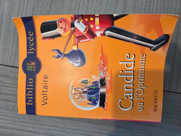 Livre candide ou l’optimisme