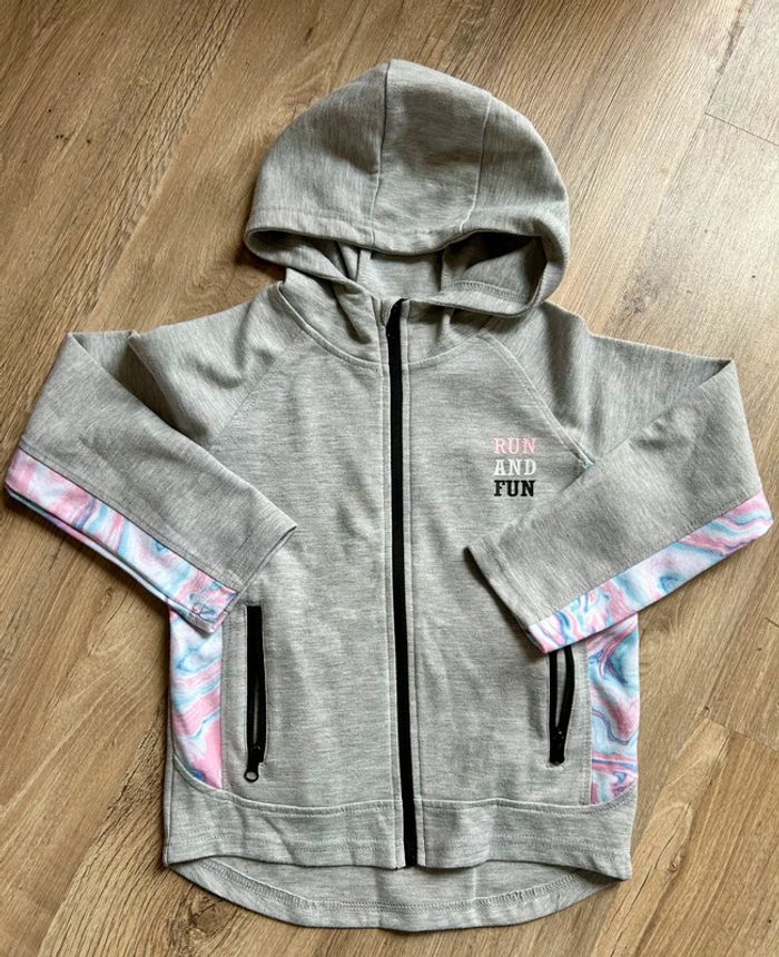 Veste à capuche fille 8 ans