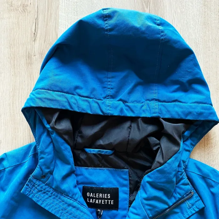 Galeries Lafayette Manteau / Blouson Bleu Homme Exclusive Urban Collection Parfait Etat (Taille XL) - photo numéro 4