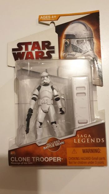 Figurine star wars : clone trooper revenge pf the sith
