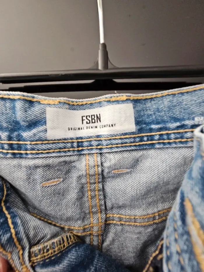 Short jean bleu FSBN homme taille M - photo numéro 6